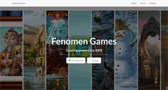 Desktop Screenshot of fenomen-games.com